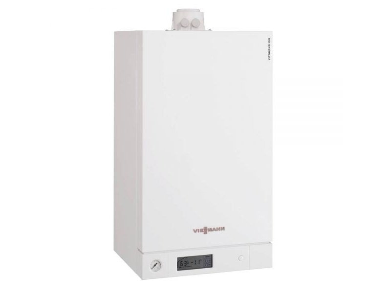 Centrală termică pe gaz VIESSMANN Vitodens 100 25kw kit de evacuare inclus